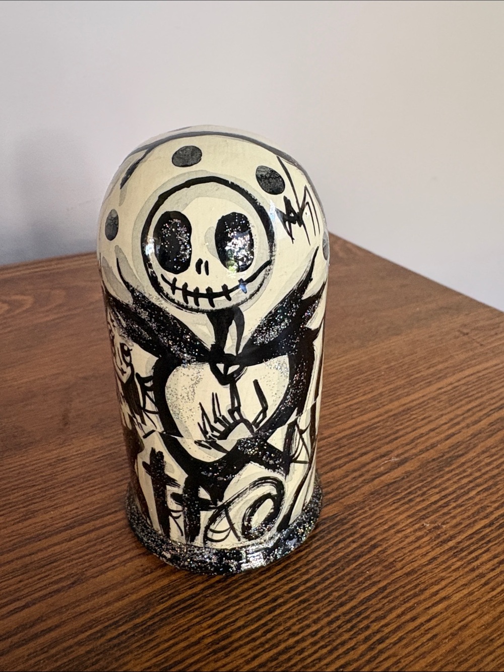 Nightmare Before Christmas Handmade Nesting Doll 5 Jack Skellington